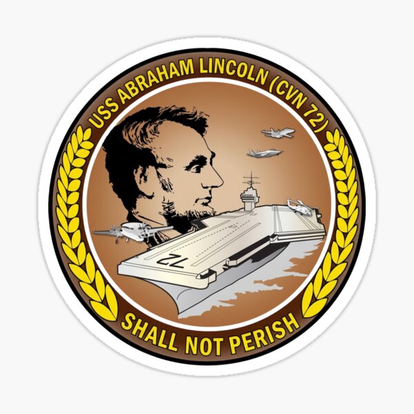 Artikelvorschau, Offizielles Schiffssiegel der USS Abraham Lincoln (CVN 72) entworfen und verkauft von CharlieDesings.