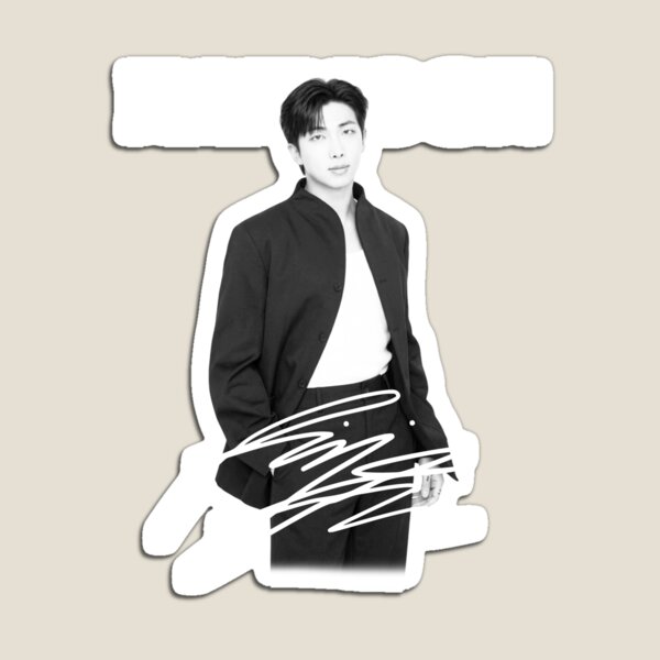 Aperçu de l'œuvre RM Namjoon BTS Arirang Vintage Signature créée et vendue par JaquelinDach.