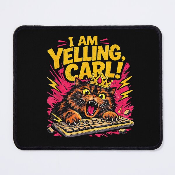 Item preview, Divertido meme del gato "Estoy gritando" de Carl Donut designed and sold by ZalcArtStore.