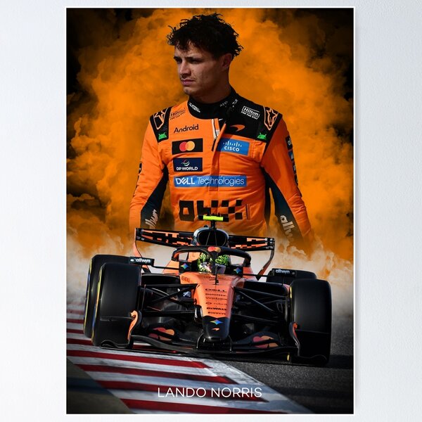 Item preview, Póster de Lando Norris F1 2026 designed and sold by RaceCraftDesign.