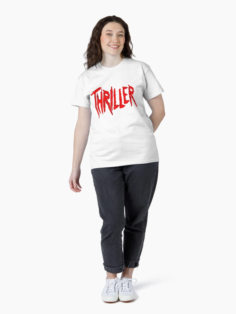 Aperçu 4 sur 7. T-shirt classique avec l'œuvre Michael - THRILLER créée et vendue par OKI STORE.