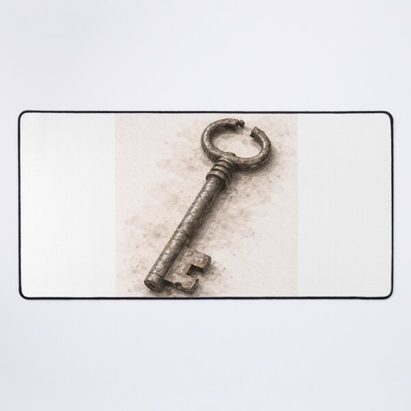 Item preview, Ancient Rusty Skeleton Key Dark Fantasy designed and sold by Ykvaere.
