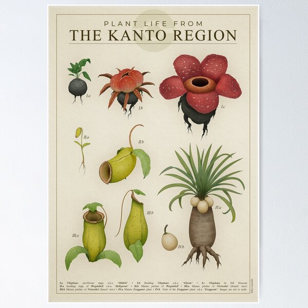 Aperçu de l'œuvre La vie végétale de Kanto créée et vendue par Julio Lacerda.