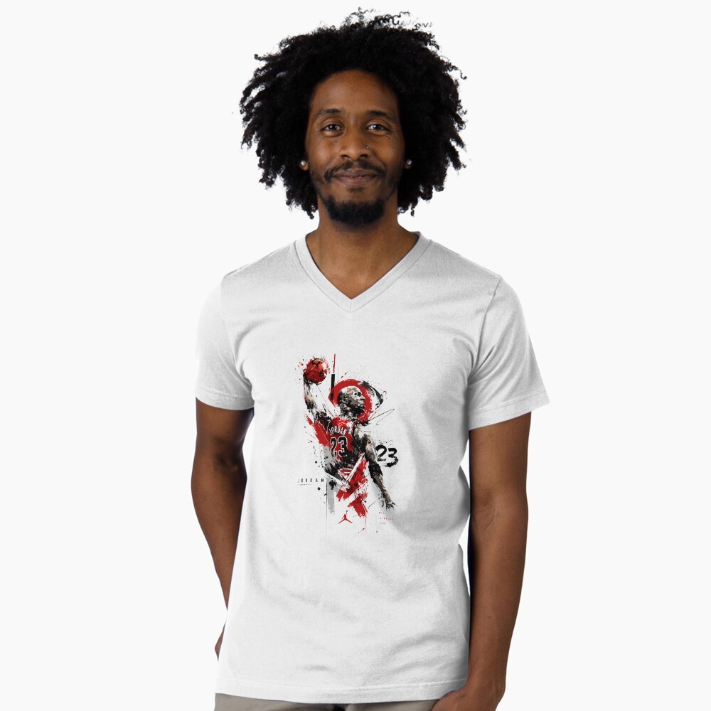 Aperçu de l'œuvre T-shirt col V créée et vendue par faithandbible.