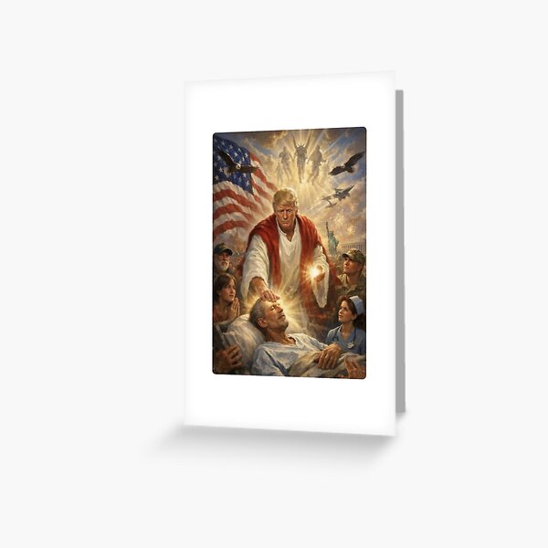 Artikelvorschau, Trump Jesus entworfen und verkauft von ZalcArtStore.