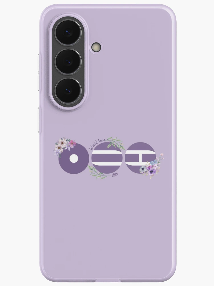 Imagen 1 de 4, Funda de Samsung Galaxy con la obra Gira mundial Arirang de Kpop BTS 2026 en morado, diseñada y vendida por M4ch4Moch1Design.