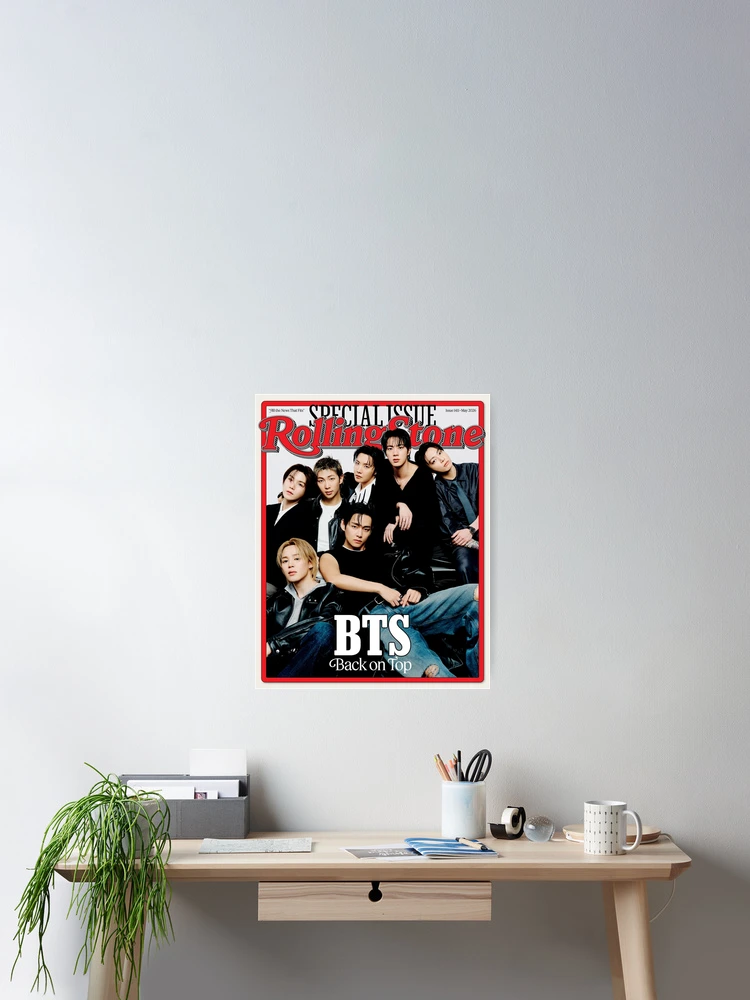 Imagen 2 de 3, Póster con la obra Portada de Rolling Stone de BTS 2026, diseñada y vendida por lilivisual.