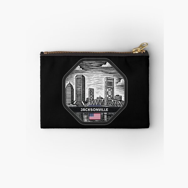 Item preview, Jacksonville USA Linocut Style  designed and sold by Thistle-TShop.