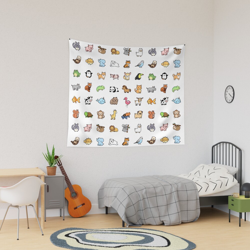 Vista previa del artículo con la obra «Tela decorativa», diseñado y vendido por littlemandyart.