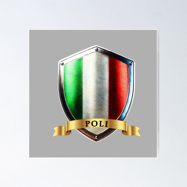 Item preview, Escudo de armas con el apellido Poli de Italia designed and sold by Highlandkings.