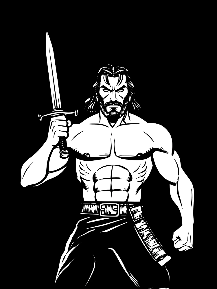 Thumbnail 4 of 4, Graphic T-Shirt, conan barbarian designed and sold by Brexmore3.