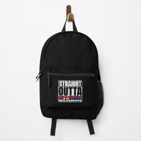 Item preview, Straight Outta Serbia Flag designed and sold by CosmoKitsch.