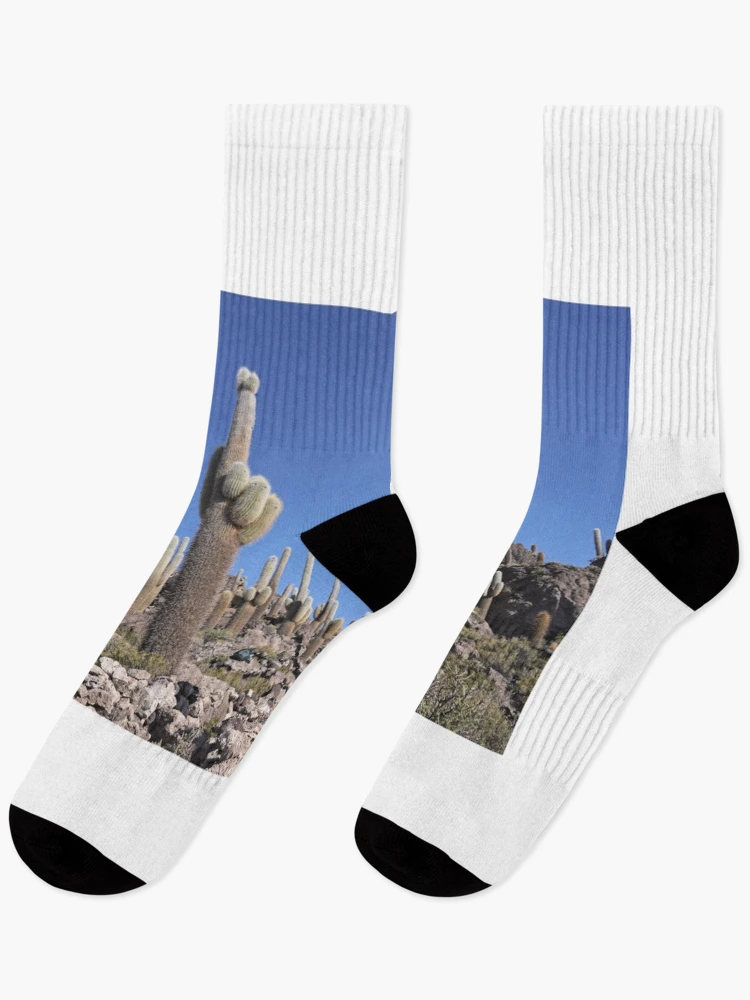 Imagen 1 de 5, Calcetines con la obra cactus, diseñada y vendida por jmpznz.