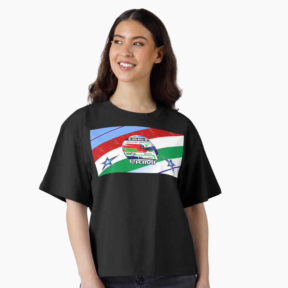 Vista previa del artículo con la obra «Camiseta holgada boxy», diseñado y vendido por Pink Polar F1.