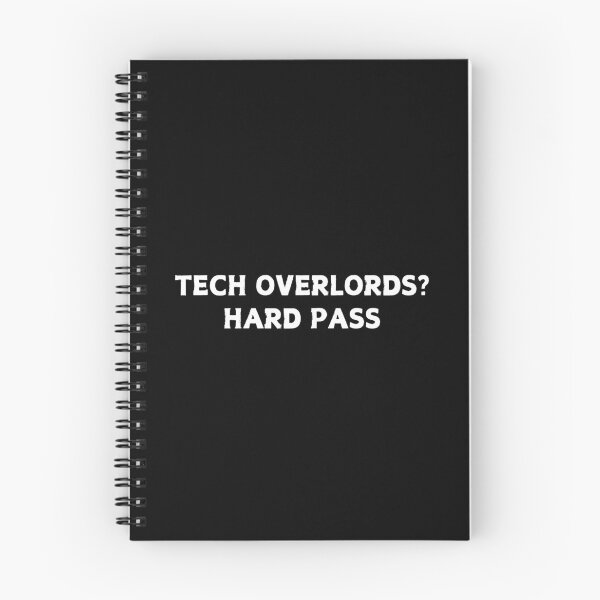 Item preview, No Tech Overlords designed and sold by CapriCreatives.