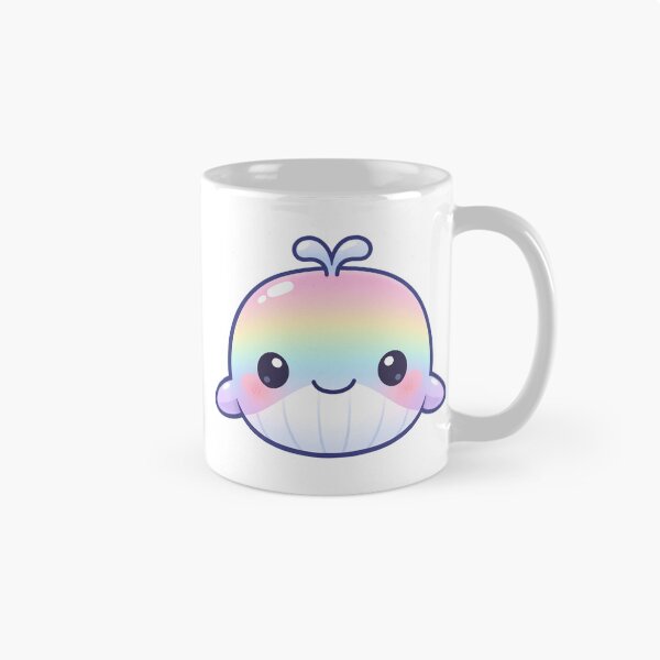 Artikelvorschau, Niedlicher Regenbogen-Pastellwal mit Kawaii entworfen und verkauft von Owcomm.