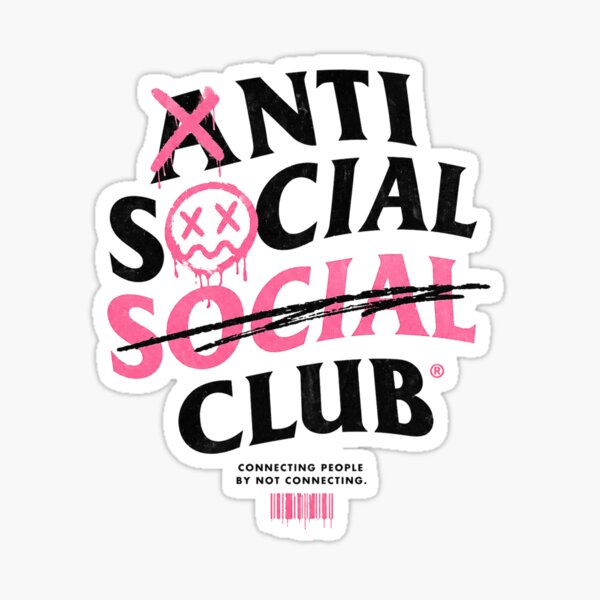 Aperçu de l'œuvre Club social antisocial, humour noir et drôle pour introvertis créée et vendue par the-dovlat.