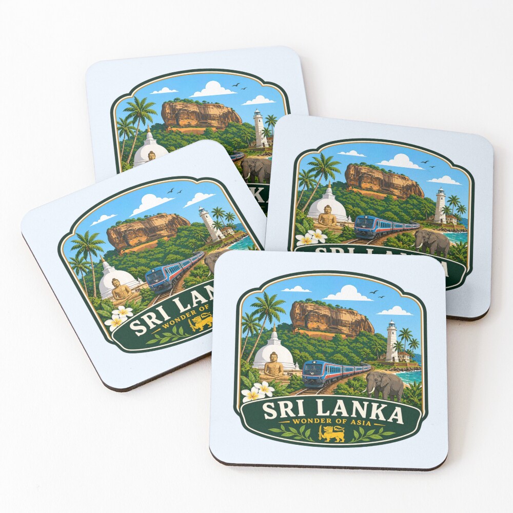 Item preview, Coasters (Set of 4) designed and sold by Myra365Art.