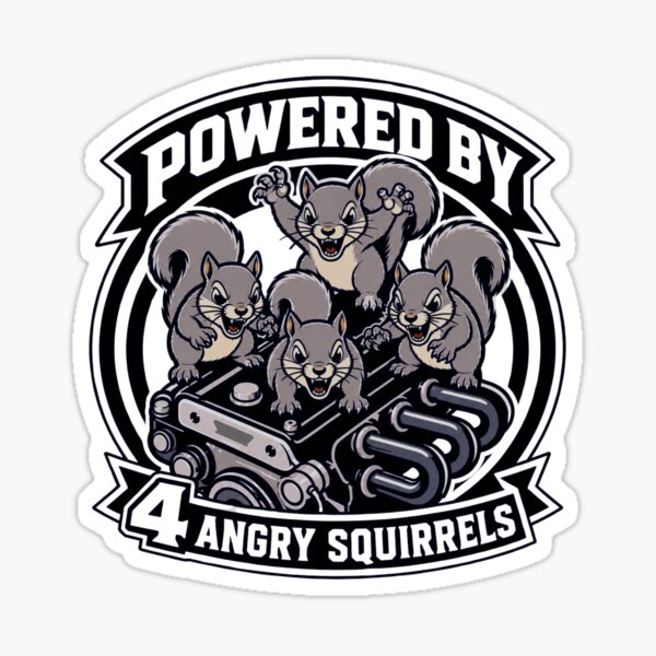 Artikelvorschau, Präsentiert von 4 wütenden Eichhörnchen entworfen und verkauft von CLMDigitalArt.