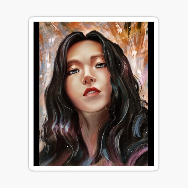 Item preview, Lámina artística KPOP — Retrato de Karina designed and sold by NathanRuchArt.