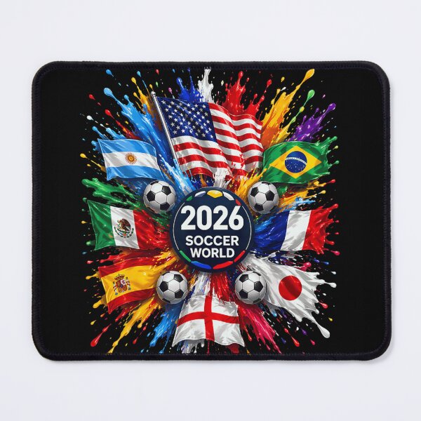 Item preview, 2026 Soccer World Championship Global Flags Paint Splash Sports Fan Graphic designed and sold by ObukiLantara.