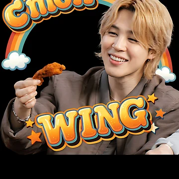 Imagen de la obra Jimin Hot Ones Vamos Wing de Moutamid22art