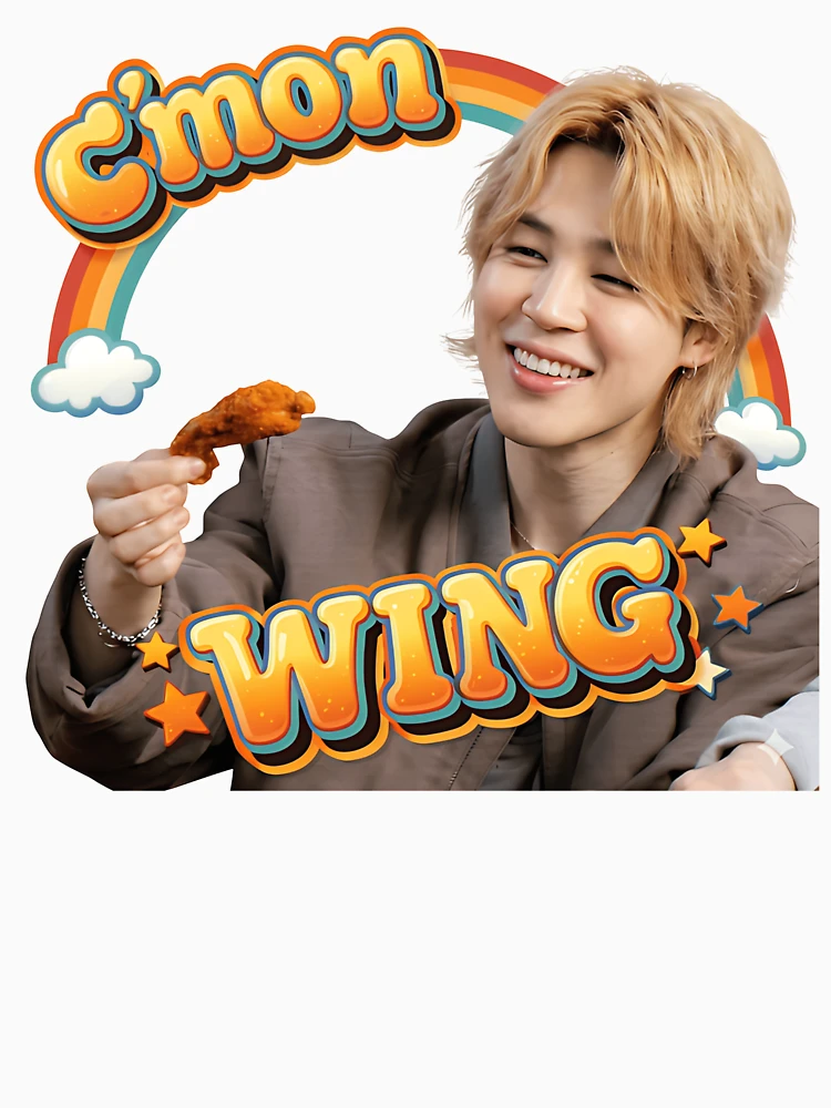 Imagen 7 de 7, Camiseta clásica con la obra Jimin Hot Ones Vamos Wing, diseñada y vendida por Moutamid22art.