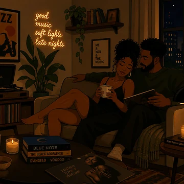 Artwork thumbnail, cozy night by Clwul