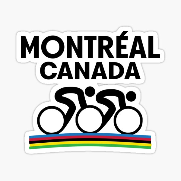 Aperçu de l'œuvre Championnats du monde de cyclisme sur route à Montréal créée et vendue par Colorfulman.