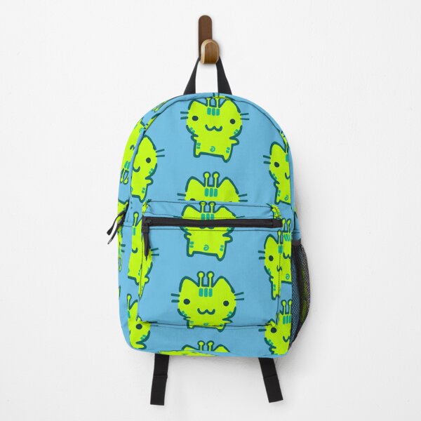 Item preview, Cute Green Alien Cat Doodle designed and sold by PickledjoArt.