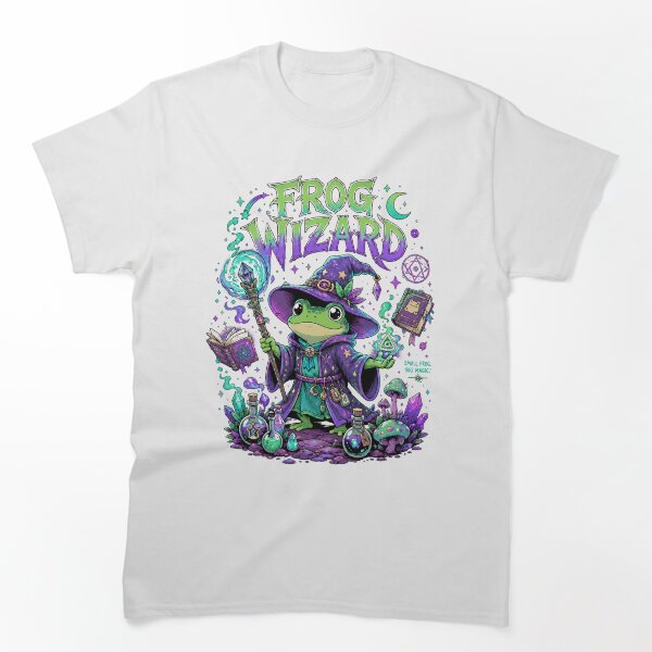 Item preview, Cute Frog Wizard Fantasy designed and sold by Kurogami13.