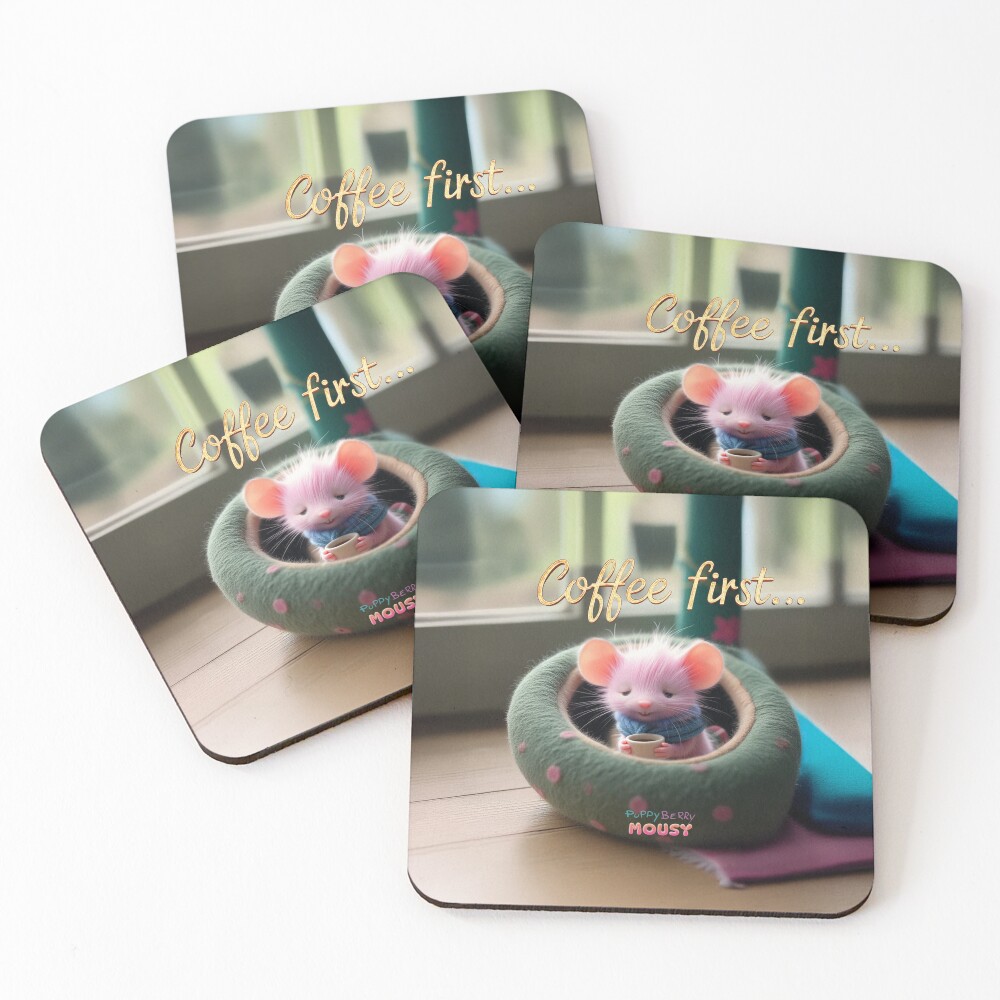 Item preview, Coasters (Set of 4) designed and sold by PuppyBerry.