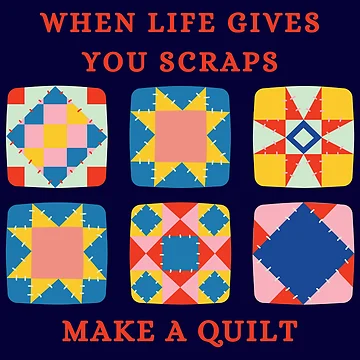 Imagen de la obra Cuando la vida te da sobras, haz una colcha - Funny Quilter de Wiss2Arts