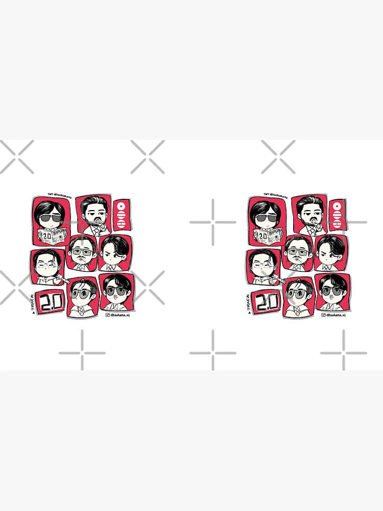 Aperçu 6 sur 6. Mug à café avec l'œuvre Fanart 2.0 de BTS créée et vendue par sahana-vj.