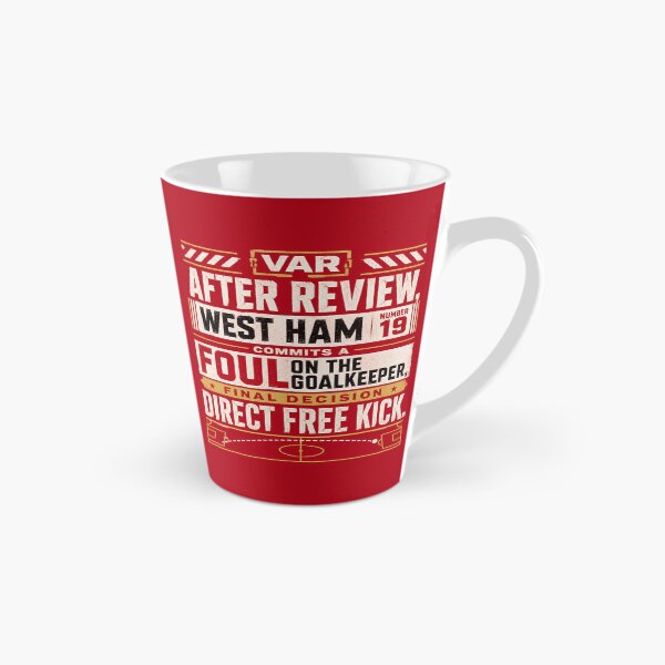 Aperçu de l'œuvre Après examen du numéro 19 de West Ham, décision VAR créée et vendue par mebyme.