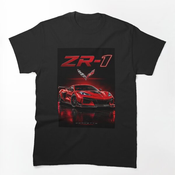 Item preview, Chevrolet Corvette ZR1 C8, automóvil deportivo americano con motor central, Vivid Art designed and sold by TheArtOfCar.