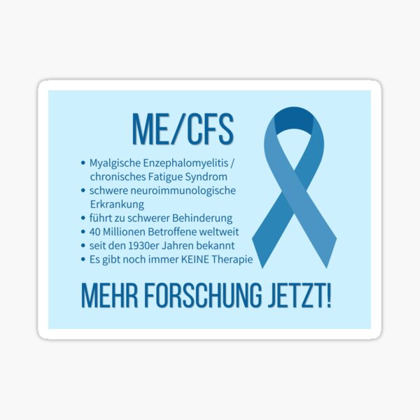 Artikelvorschau, ME/CFS Infos entworfen und verkauft von chronisch.sichtbar.