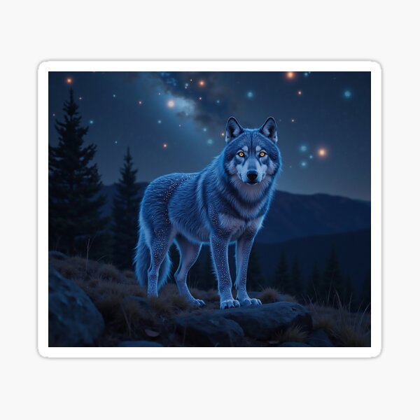 Item preview, Wild wolf designed and sold by Bandey one.