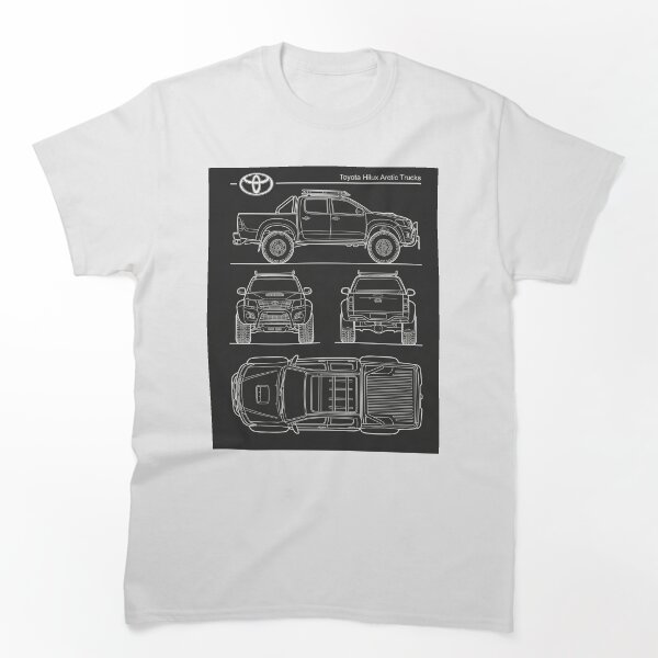 Item preview, Plano Toyota Hilux Arctic Trucks Dibujo Técnico Camioneta 4x4 designed and sold by Motorline44.