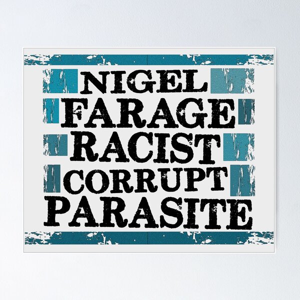 Item preview, FARAGE ES UN PARÁSITO designed and sold by Paparaw.