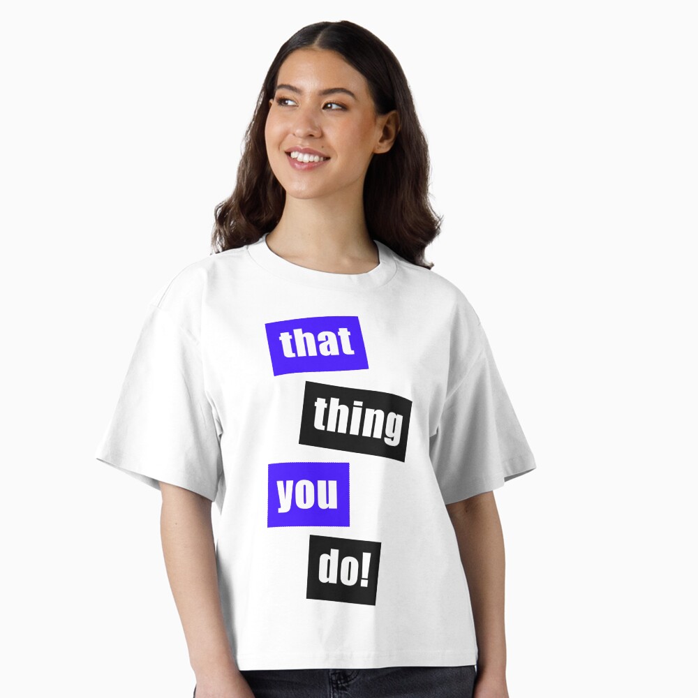 Vista previa del artículo con la obra «Camiseta holgada boxy», diseñado y vendido por Normbot2000.