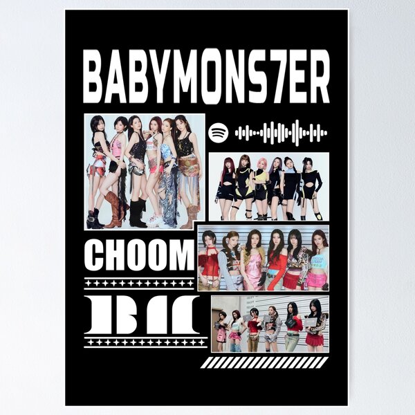 Item preview, BABYMONSTER - CHOOM 3er Mini Álbum designed and sold by floverglowstudio.