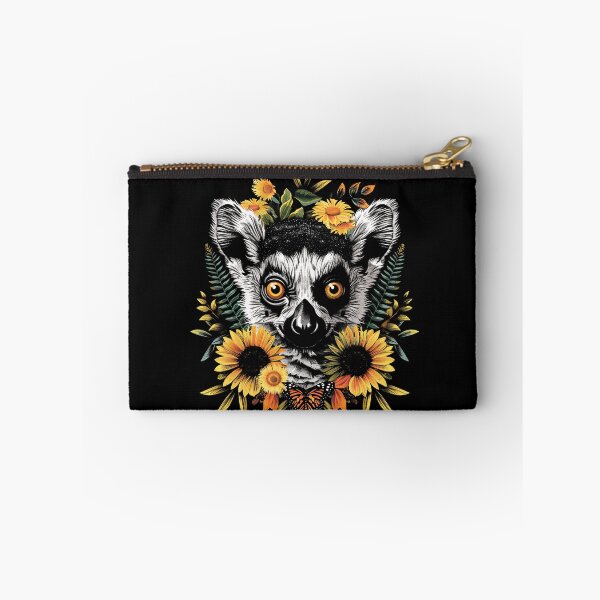 Artikelvorschau, Lustiger Lemur, bunte Blumen, Jungen, Mädchen, Kinder entworfen und verkauft von rafaeltto.