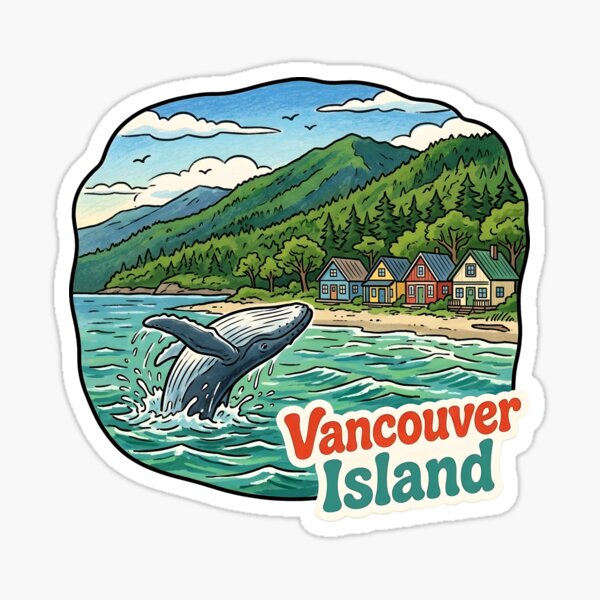 Item preview, Isla de Vancouver, Columbia Británica. Lindo paisaje de playa. Jorobada. designed and sold by HowToCanadian.