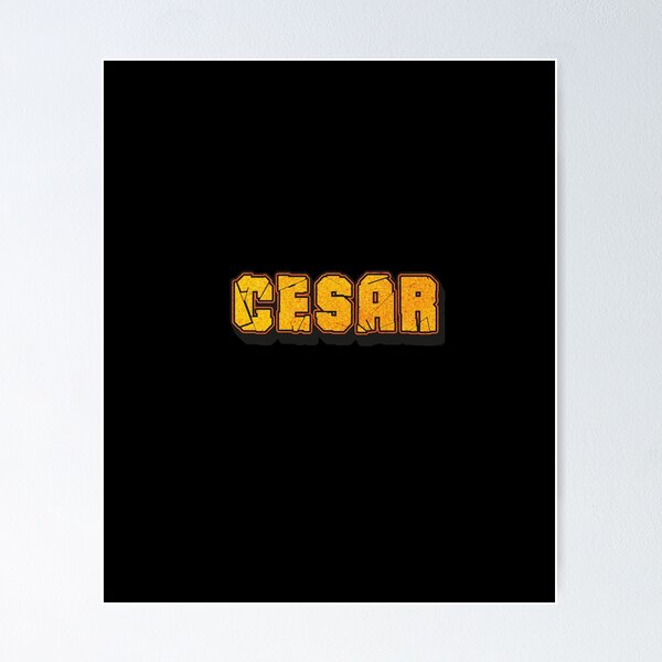 Aperçu de l'œuvre César personnalisé - Cadeau original et amusant pour hommes et garçons créée et vendue par Oussinc.