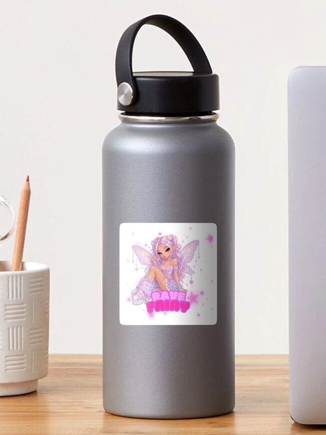 Thumbnail 1 of 3, Sticker, Rave Fairy designed and sold by Shoppe-Maenad.