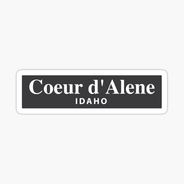 Item preview, Coeur d 'Alene, Idaho designed and sold by EveryCityxD1.