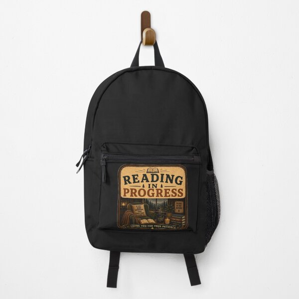 Item preview, Reading In Progress – Retro Book Lover Reading Design designed and sold by MotylekAnia.