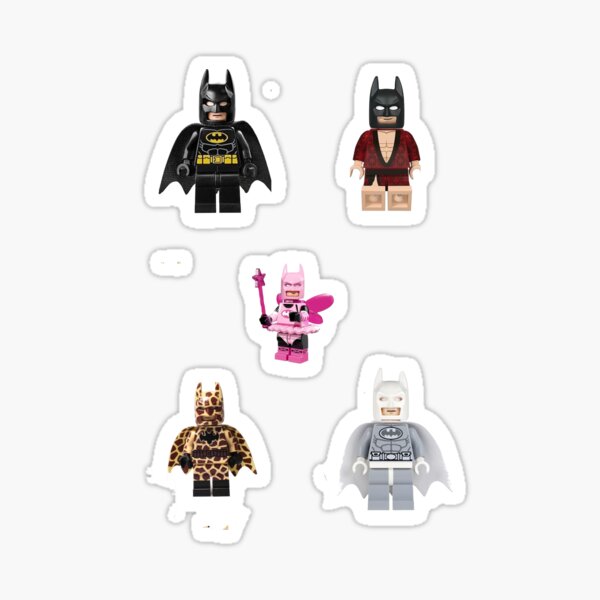 Aperçu de l'œuvre autocollants Lego Batman créée et vendue par Kajzu.