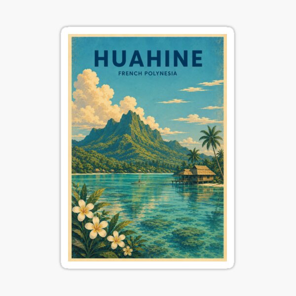 Aperçu de l'œuvre Huahine - Polynésie française créée et vendue par THE Company.